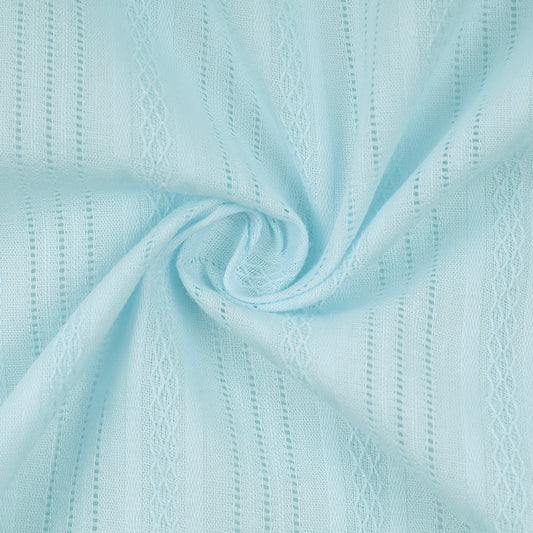 O34- Light cyan blue linen fabric