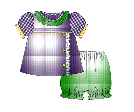 B27.1 Purple Gingham digital printing 4.0