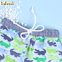 Alligator printed boy trunks - SW 561