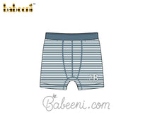 ABC monogram stripe man underwear - UM 03