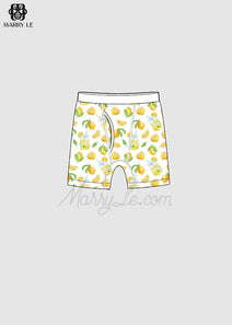 LEMON PRINTED MAN BOXER - MD274