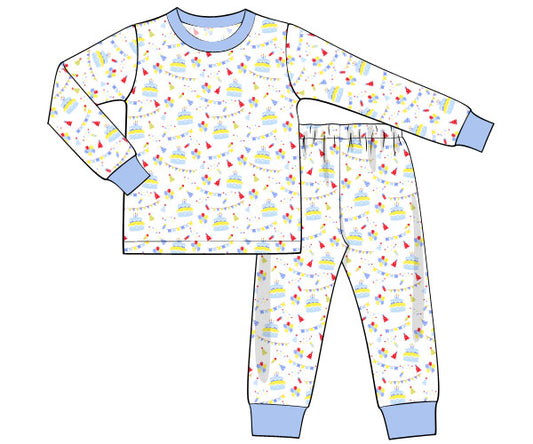 PP157 - blue birthday cake printing 4.0