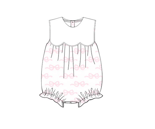 KB1994- pink bow knit printing 4.0