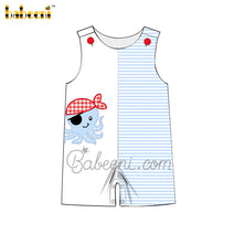 Octopus applique boy shortall – BC 1051