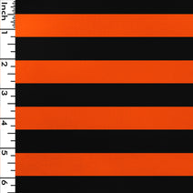 K43.0 -  Black and orange stripe knit