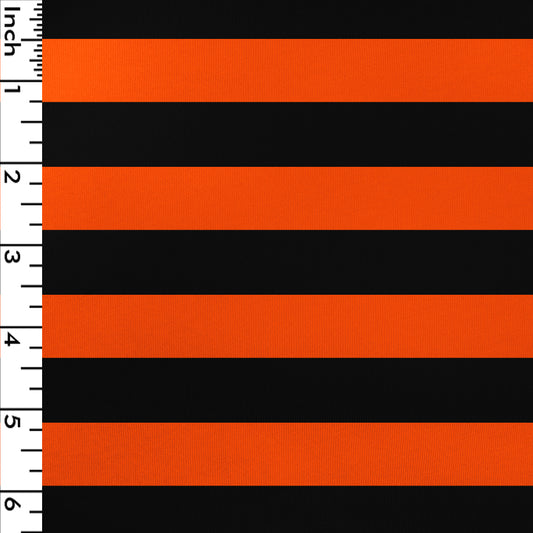 K43.0 -  Black and orange stripe knit