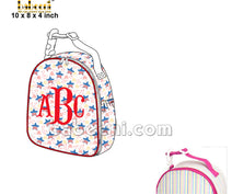 ABC letter monogram backpack for children - KB 41