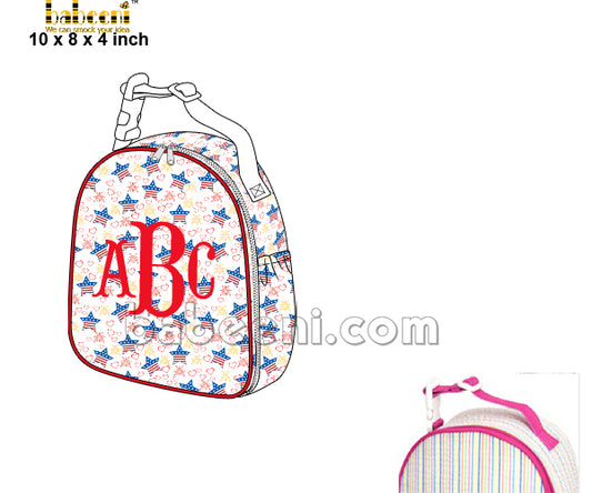 ABC letter monogram backpack for children - KB 41