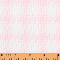 CD27- pink check thick cardigan printing 4.0