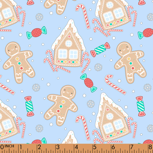 PP75-Christmas pattern fabric 75 printing 4.0