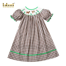 Adorable baby girl hand smocked mallard dress -DR 3058