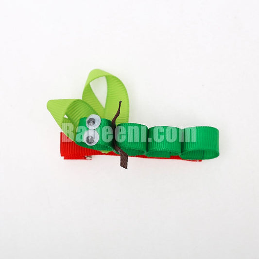 Green Dragonflys Hair Bow HB 74