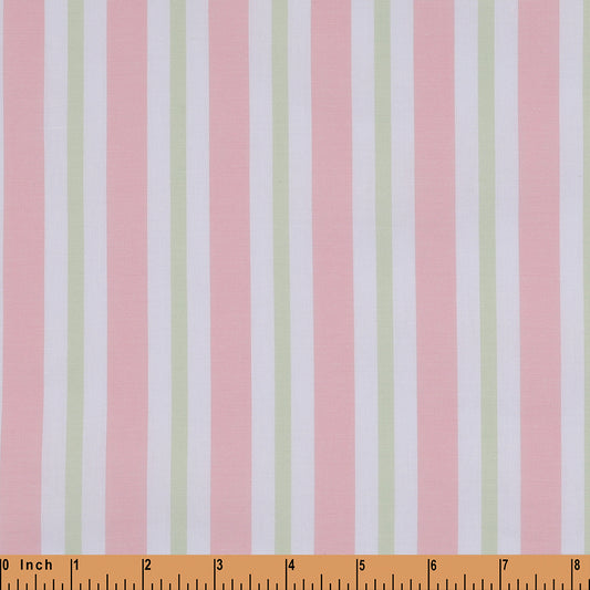 IB728 - pink, light lime green stripe