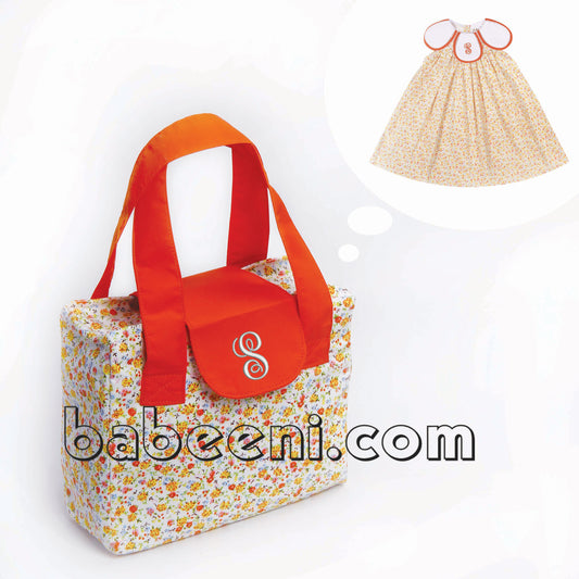 Pretty floral kid bag for girls - KB 03