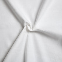 N14.0 - Ivory plain corduroy fabric 100% cotton