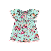 Beautiful baby girl floral printed dress - DR 2693