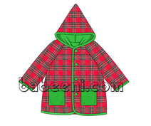 Lovely quilted hooded coat for baby - QC 08