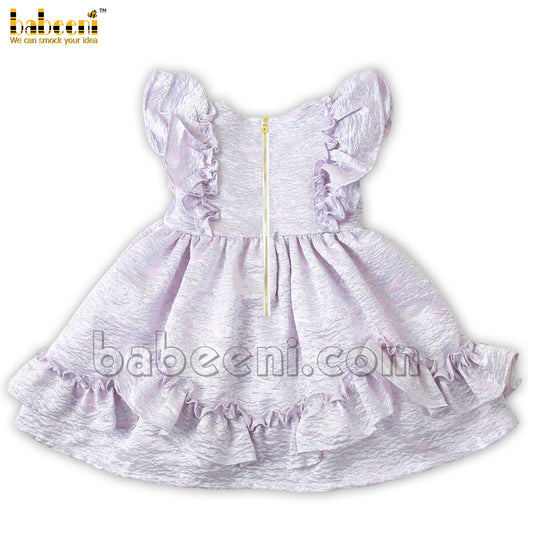 Elegant ruffle princess baby dress - DR 3248A