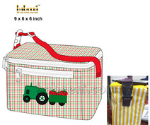 Truck applique kid lunch box - LB 25