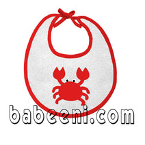 Funny crab baby bibs - BI 01