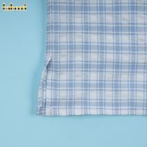 Boy Shirt In Blue Embroidered In Front - BC1246