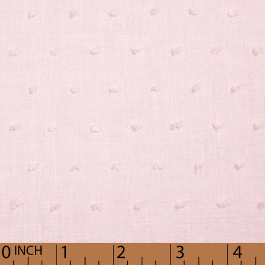 O4 - Pink swiss dot fabric