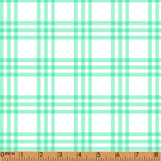 PP179 - baby green plaid printing in 4.0 fabric