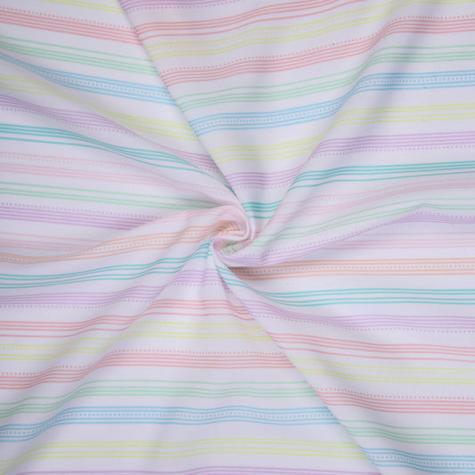 F166- Multi Pastel color woven printing 4.0