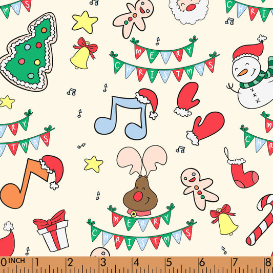 PP65-Christmas pattern fabric 65 printing 4.0