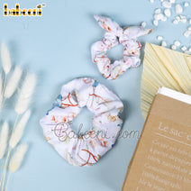 Nice flower printed baby scrunchies – HB 118