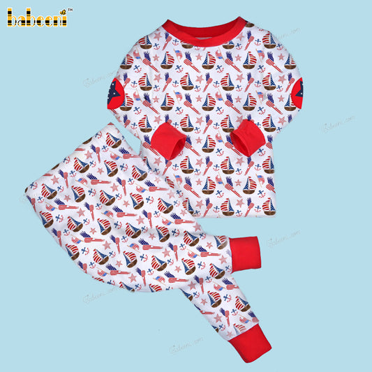 Boy Loungewear US Flag Printing - BC1256