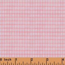 XB30- Pink small plaid seersucker