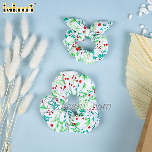 Leaves printed baby scrunchies – HB 111