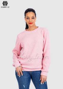 COMFY PINK CARDIGAN PULLOVER - MD193