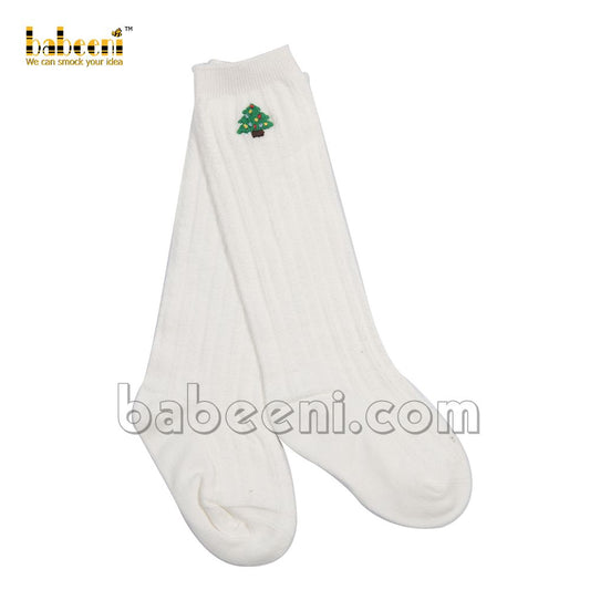 Christmas tree handmade sock - HS 33