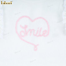 Girl White Sweater Custom Name - DR3805