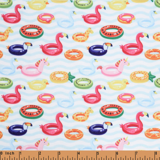 S96- Multi color animals Floating rashguard printing 4.0