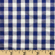 B34 - Navy blue check