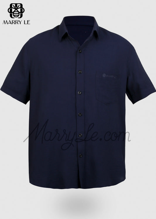 MEN'S SHIRT WITH SHORT SLEEVES & POCKETS – MD540