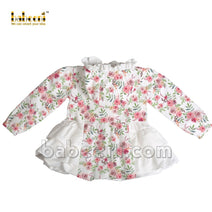 Lovely pink floral windbreaker jacket - WJ 08