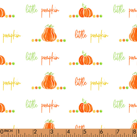 F155- Little pumpkin woven printing 4.0