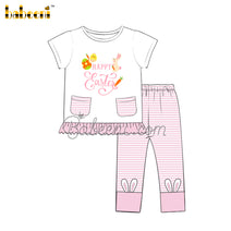 Happy Easter embroidery girl 2 pcs set – DR 3532