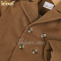 Gentle wool boy brown coat – CT 37