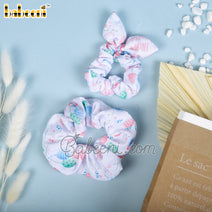 Gift boxes printed scrunchies for little girls - HB 131