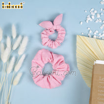 Pink corduroy hair accessories – HB 107