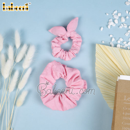 Pink corduroy hair accessories – HB 107