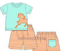 Dynamic horse little boy short set - BC 838