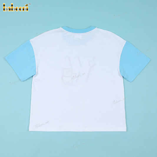 Applique Shirt Custom Name Cartoon Characters For Girl - DR3754