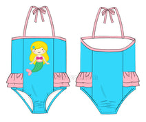 Lovely Mermaid appliqued swimwear - SW 425