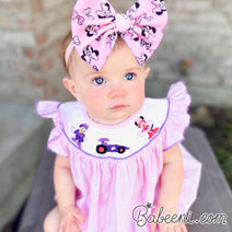 Cartoon hand smocked dress